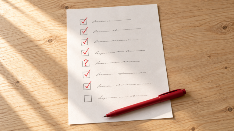 Checkliste Küchenplanung