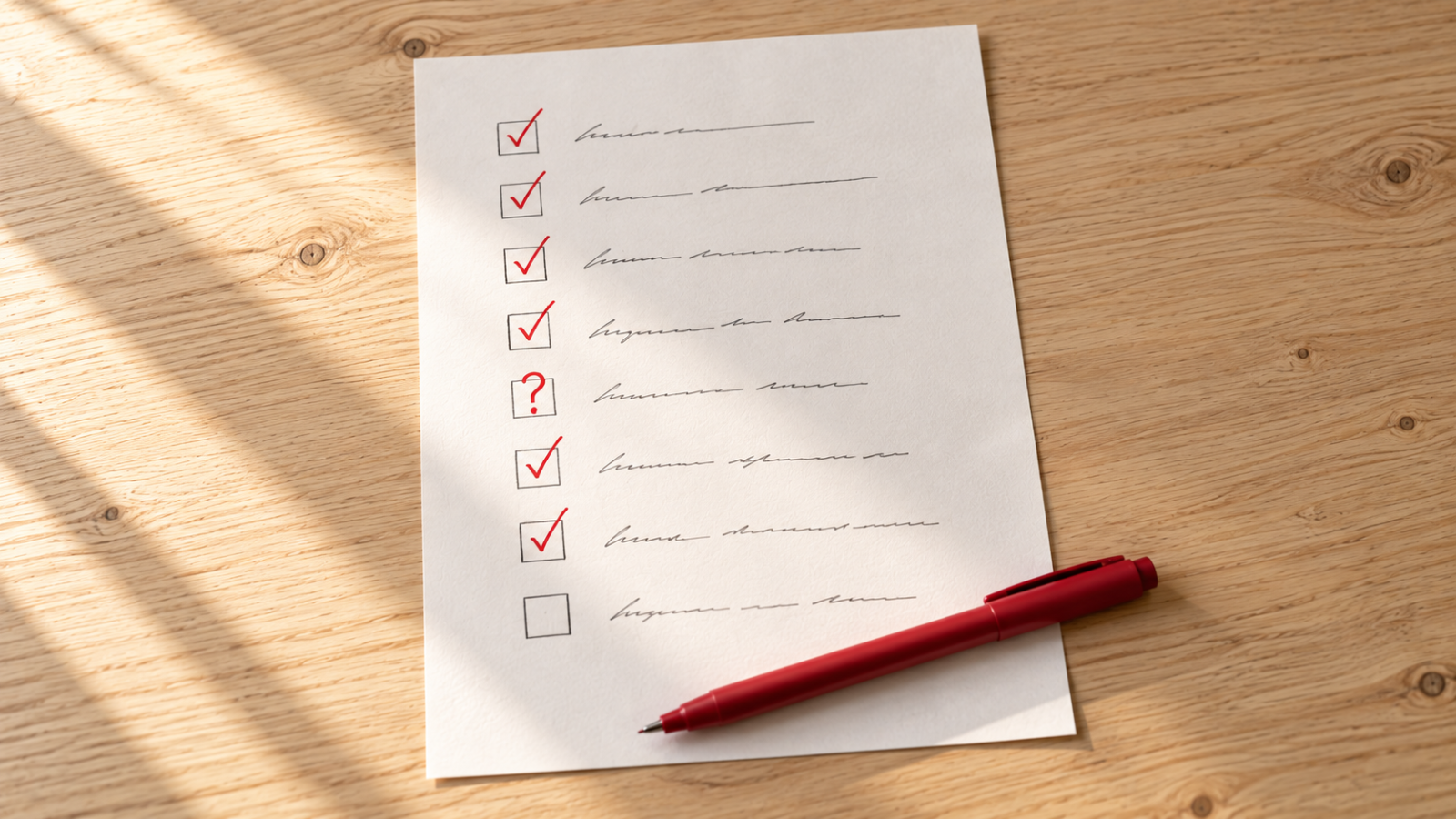 Checkliste Küchenplanung
