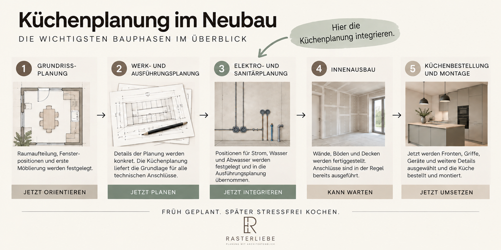 Küchenplanung im Neubau