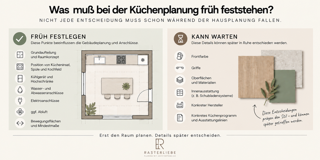 Küchenplanung im Neubau